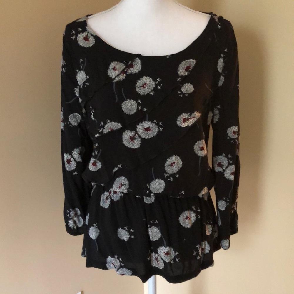 Anthropologie Deletta Floral Top